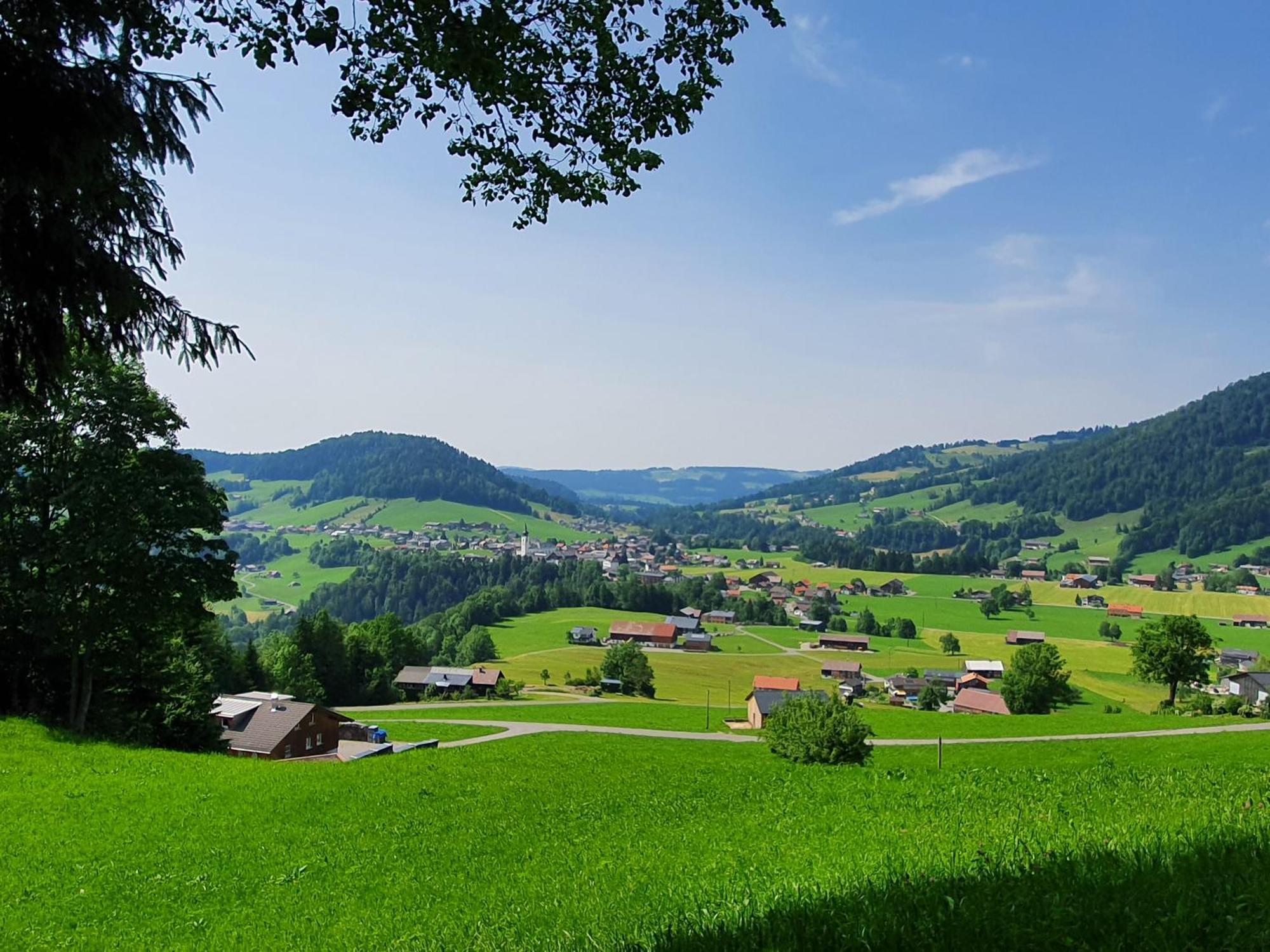 Zu Gast Bei Den Hagspiels Appartement Hittisau Buitenkant foto